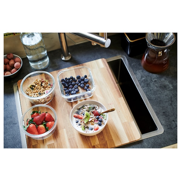 IKEA NORRSJÖN cutting board, oak, 17 ¼x16 ½ in, Ikea Ireland | 1582IQPAU