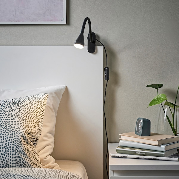 IKEA NÄVLINGE LED clamp spotlight Black, Ikea Ireland | 3471WFUEL