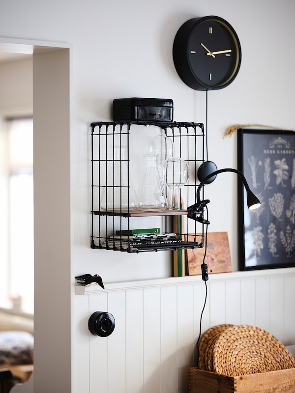 IKEA NÄVLINGE LED clamp spotlight Black, Ikea Ireland | 3471WFUEL