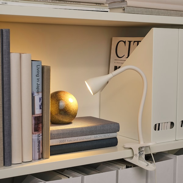 IKEA NÄVLINGE LED clamp spotlight White, Ikea Ireland | 2741RMPTX