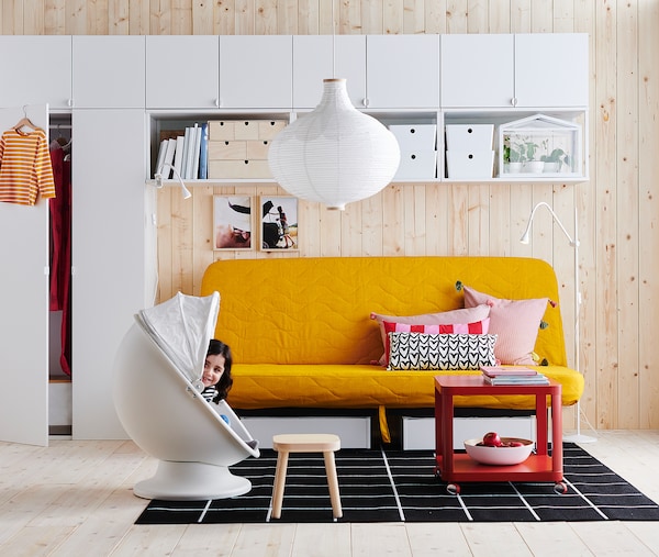 IKEA NÄVLINGE LED floor/read lamp White, Ikea Ireland | 1285CBLPF