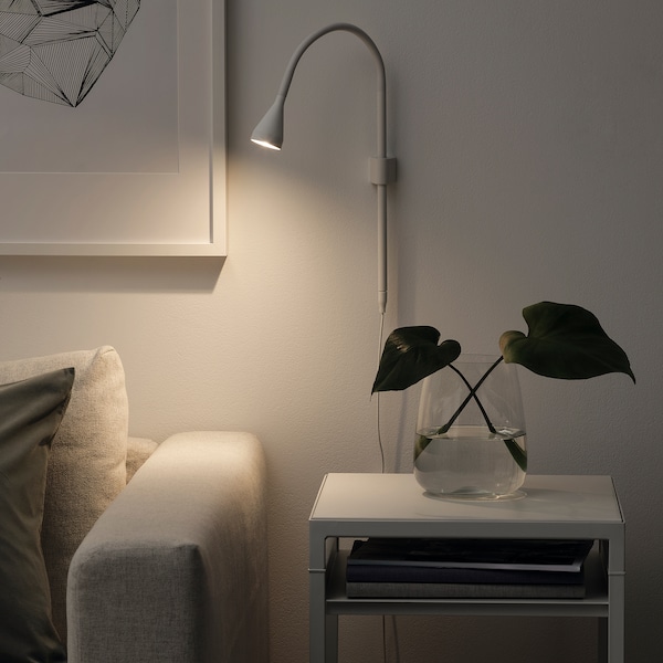 IKEA NÄVLINGE LED wall/clamp spotlight White, Ikea Ireland | 2748ZJYVL