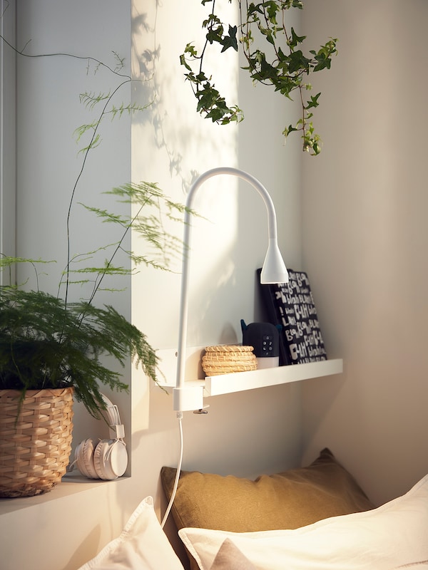 IKEA NÄVLINGE LED wall/clamp spotlight White, Ikea Ireland | 2748ZJYVL
