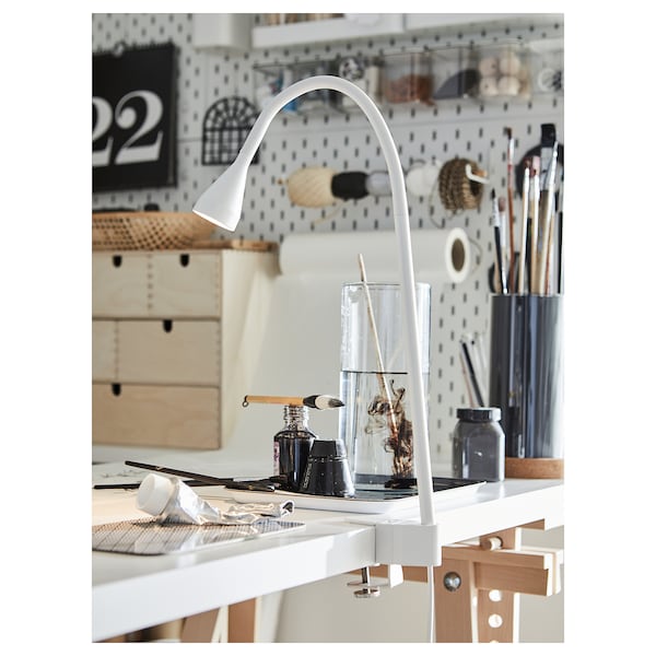 IKEA NÄVLINGE LED wall/clamp spotlight White, Ikea Ireland | 2748ZJYVL