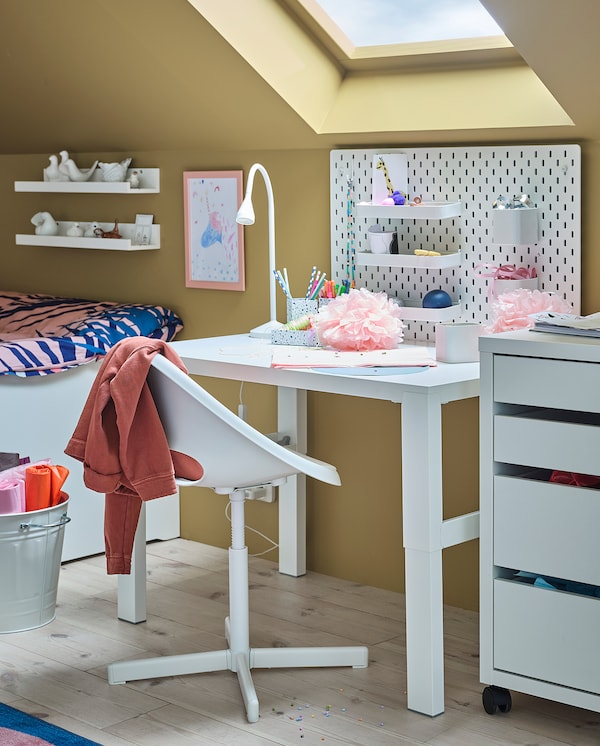 IKEA NÄVLINGE LED work lamp White, Ikea Ireland | 3178IQGBV