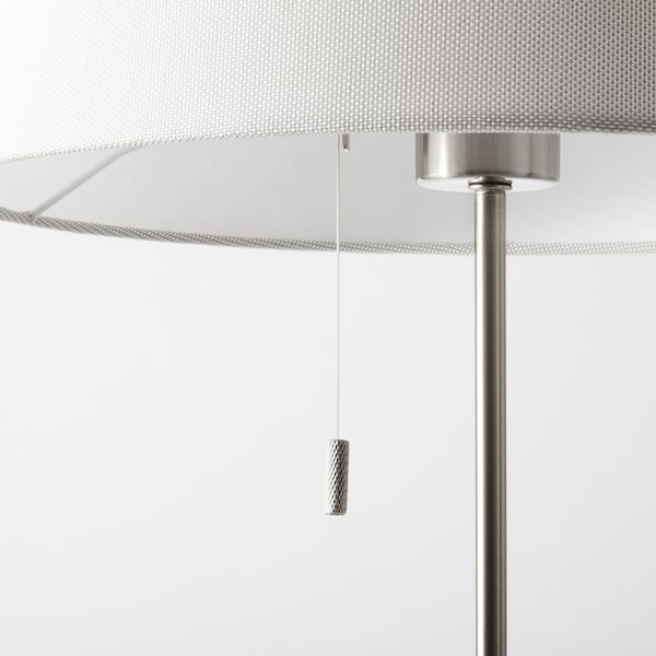 IKEA NYFORS floor lamp, nickel plated white, Ikea Ireland | 3469SKLRG