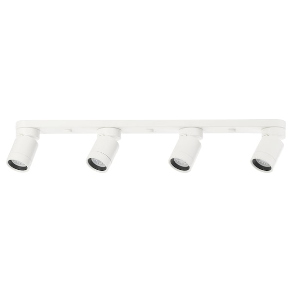IKEA NYMÅNE Ceiling light with 4 spotlights, white, Ikea Ireland | 4386EOMAH