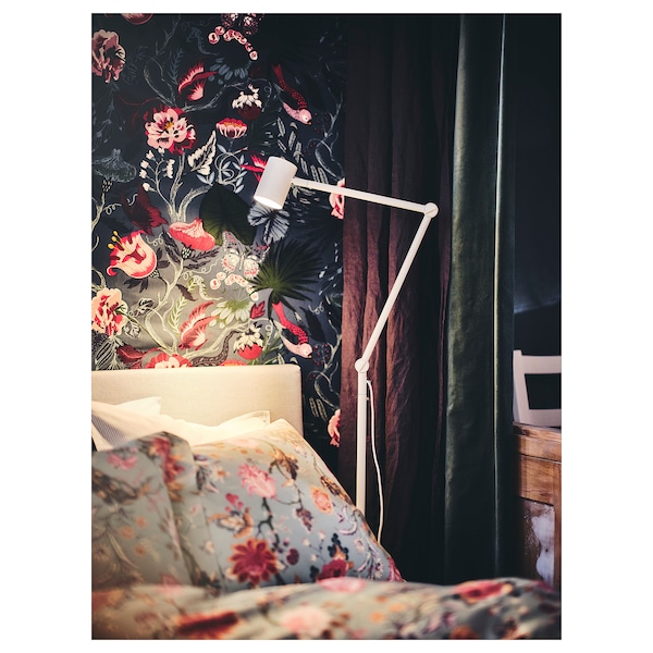 IKEA NYMÅNE Floor/reading lamp, white, Ikea Ireland | 1386FDGWO