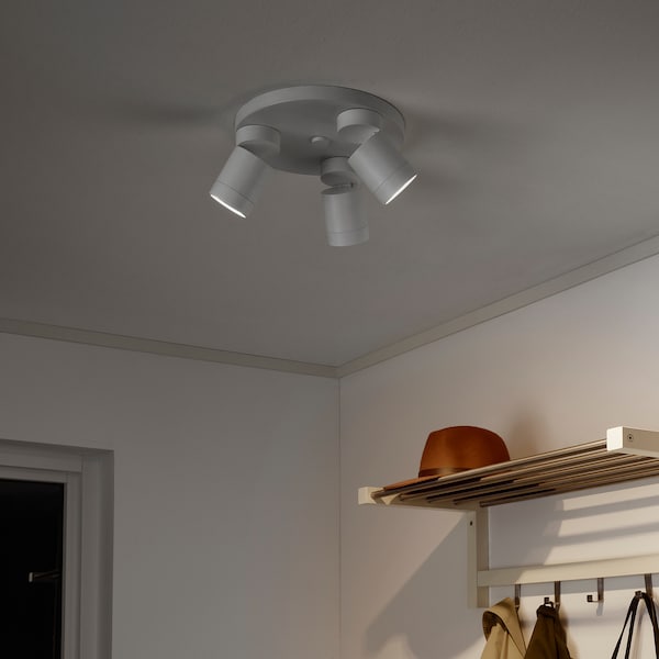 IKEA NYMÅNE ceiling spotlight with 3 lights, white, Ikea Ireland | 7894EBHPQ