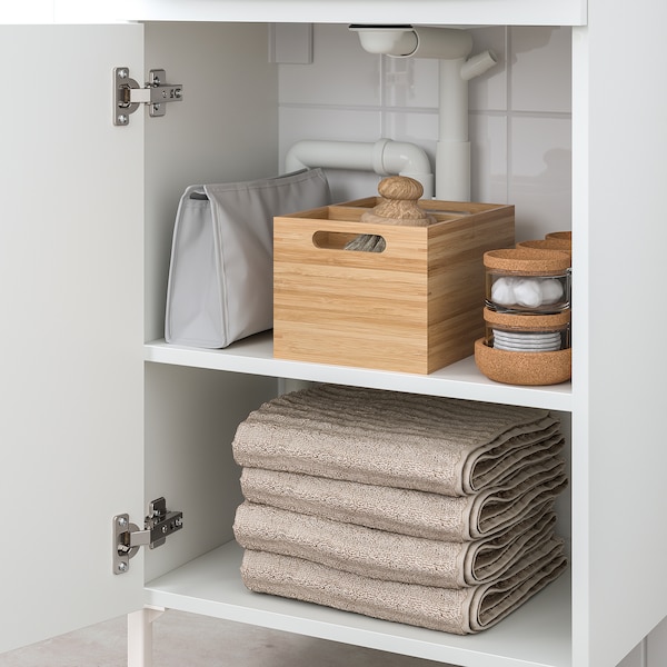 IKEA NYSJÖN / BJÖRKÅN Bathroom vanity w door/sink/faucet, 21 1/4x15 3/4x38 5/8 in White, Ikea Ireland | 8793YBQZL