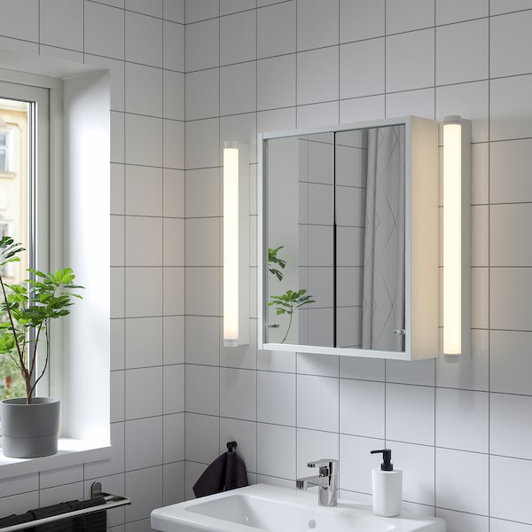 IKEA NYSJÖN mirror cabinet, 19 5/8x23 5/8 in White, Ikea Ireland | 9174FMUPI