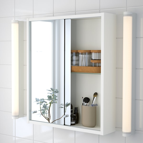 IKEA NYSJÖN mirror cabinet, 19 5/8x23 5/8 in White, Ikea Ireland | 9174FMUPI