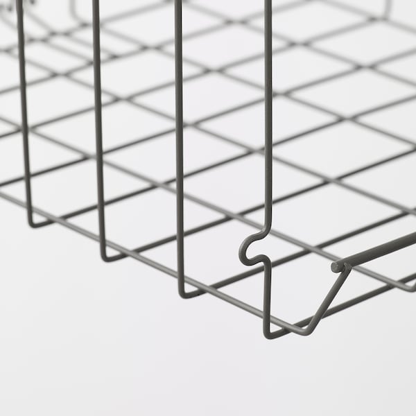 IKEA OBSERVATÖR Clip-on basket, gray-brown, Ikea Ireland | 1560ZXCVS