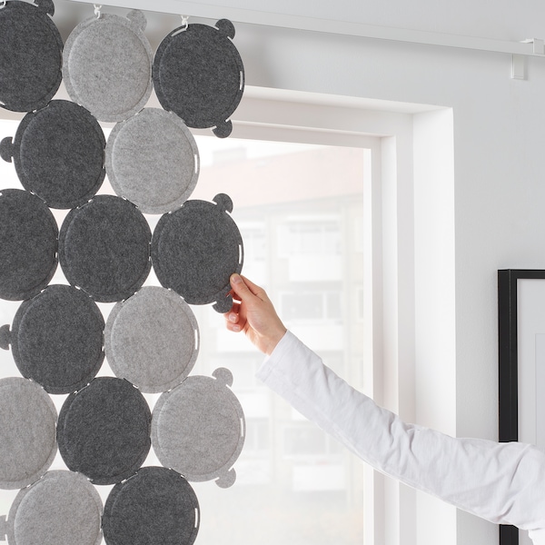IKEA ODDLAUG Sound absorbing panel, gray, Ikea Ireland | 6381FBIXG