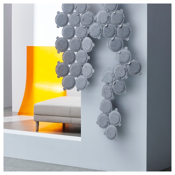 IKEA ODDLAUG Sound absorbing panel, gray, Ikea Ireland | 6381FBIXG