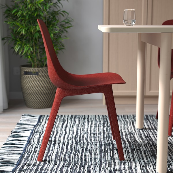 IKEA ODGER Chair Red, Ikea Ireland | 8206QBNWT