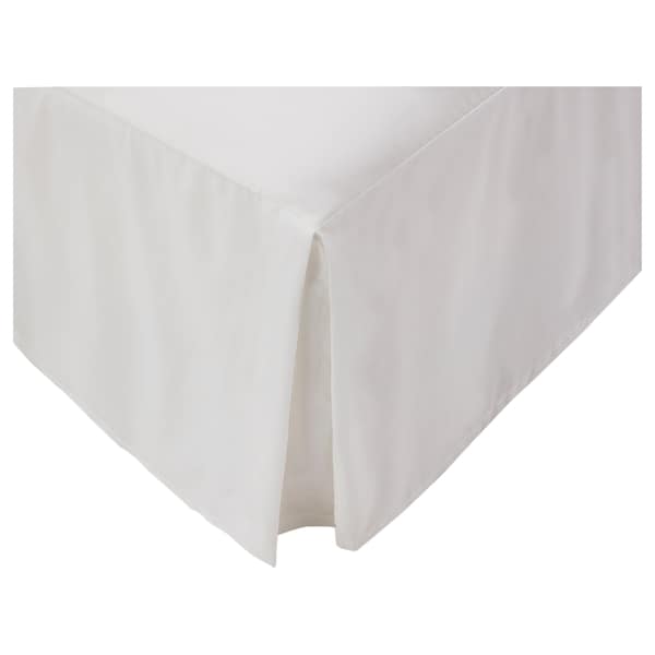IKEA OLEBY bed skirt, Queen White, Ikea Ireland | 2976YCNSE