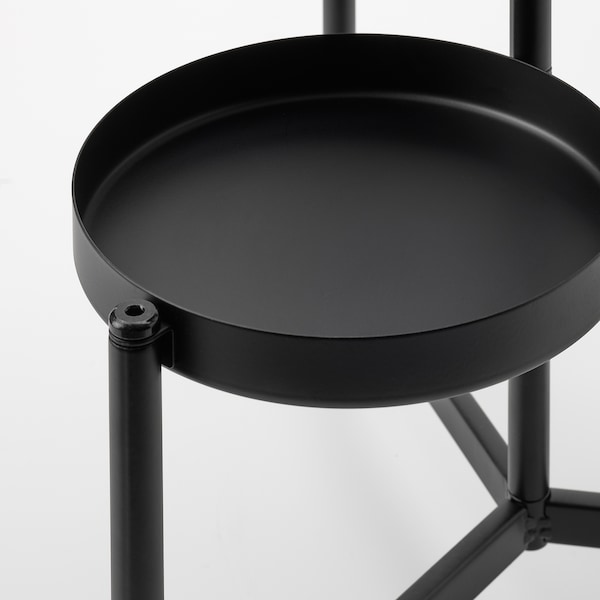 IKEA OLIVBLAD plant stand, indoor/outdoor, 22 ¾ in Black, Ikea Ireland | 4827OFBSL