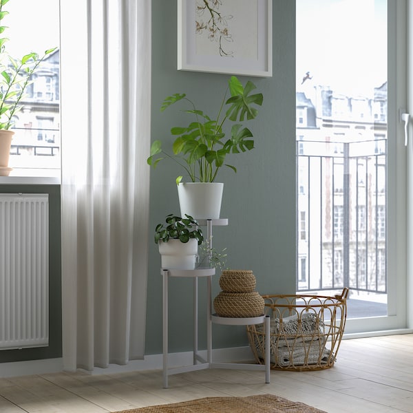 IKEA OLIVBLAD plant stand, indoor/outdoor, 22 ¾ in Light Gray, Ikea Ireland | 8076NGZKJ