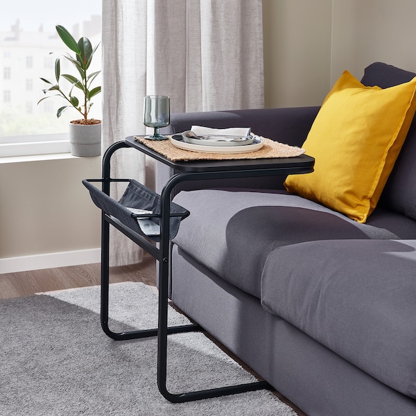 IKEA OLSERÖD side table, 20 7/8x19 5/8 in Anthracite / Dark Gray, Ikea Ireland | 5194OLNPX