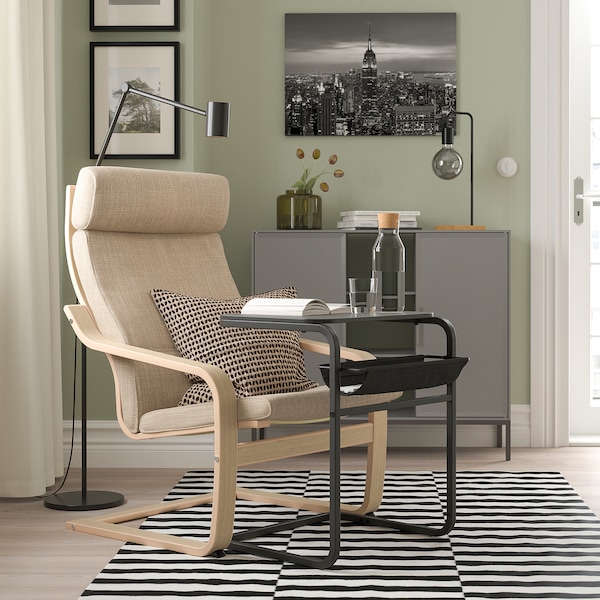 IKEA OLSERÖD side table, 20 7/8x19 5/8 in Anthracite / Dark Gray, Ikea Ireland | 5194OLNPX