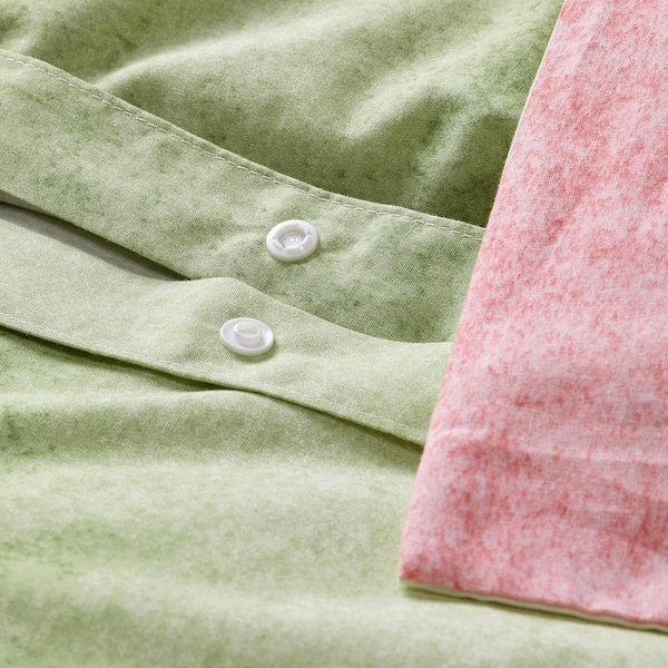 IKEA OLYMPTISTEL duvet cover and pillowcase(s), King Multicolor, Ikea Ireland | 9671WENCH