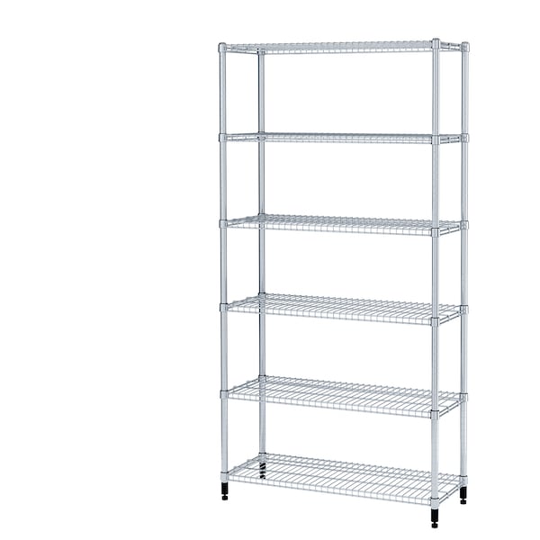 IKEA OMAR 1 section shelving unit, 36 1/4x14 1/8x71 1/4 in, Ikea Ireland | 1476JYNOA
