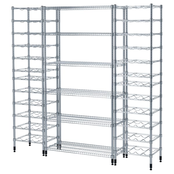 IKEA OMAR 3 shelf sections, 73 5/8x14 1/8x71 1/4 in, Ikea Ireland | 0458ENYHJ