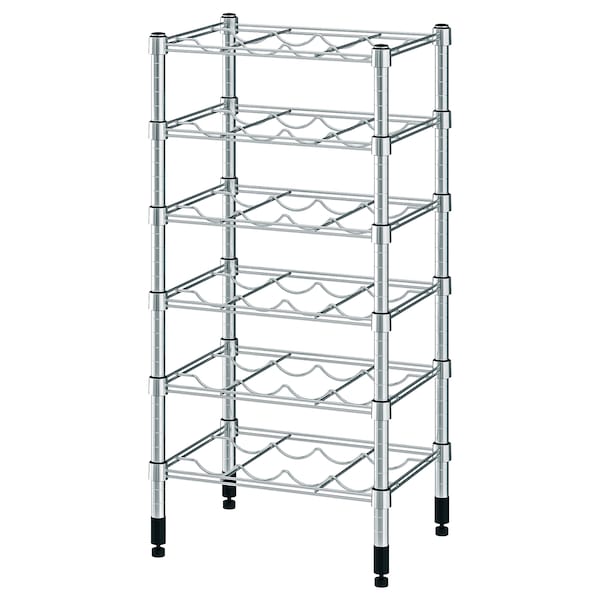 IKEA OMAR Bottle shelving unit, galvanized, Ikea Ireland | 3526OXBRH