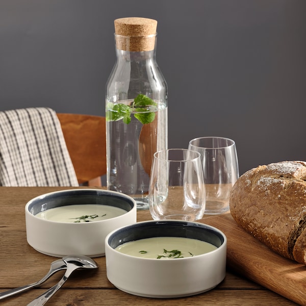 IKEA OMBONAD bowl, dark gray, 6 in, 2 pack, Ikea Ireland | 2934RYIDB
