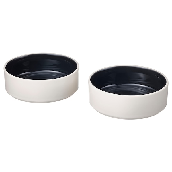 IKEA OMBONAD bowl, dark gray, 6 in, 2 pack, Ikea Ireland | 2934RYIDB