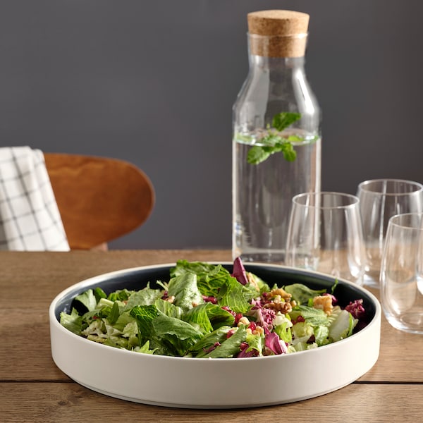 IKEA OMBONAD serving plate, 11 in Dark Gray, Ikea Ireland | 2509ADJKS