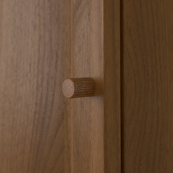 IKEA OXBERG Door, 15 3/4x38 1/4 in Brown Walnut Effect, Ikea Ireland | 4102HRAWQ