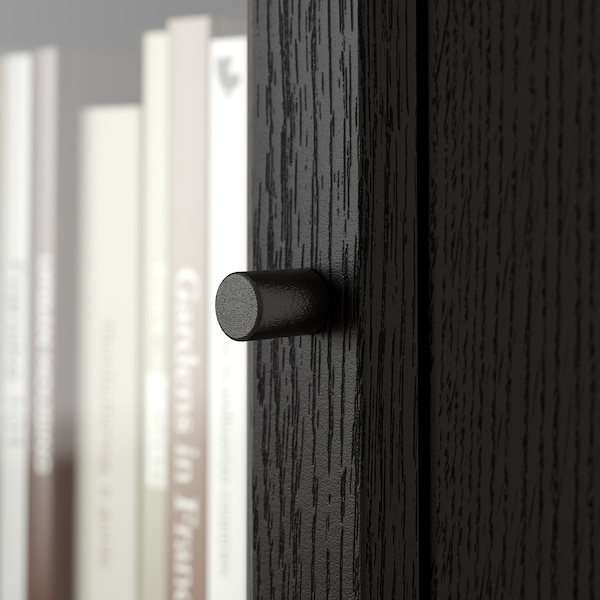 IKEA OXBERG Glass door, 15 3/4x13 3/4 in Black Oak Effect, Ikea Ireland | 3509OVCBH