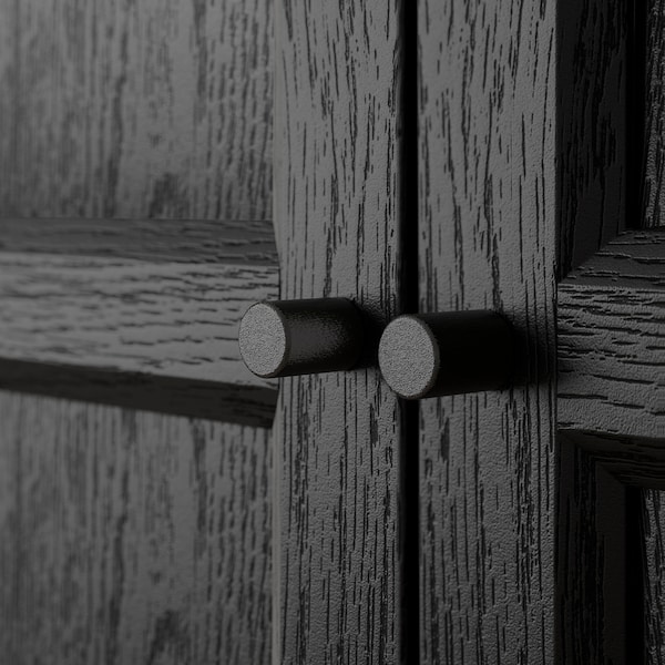 IKEA OXBERG door, 15 3/4x75 5/8 in Black Oak Effect, Ikea Ireland | 9853QJNZS