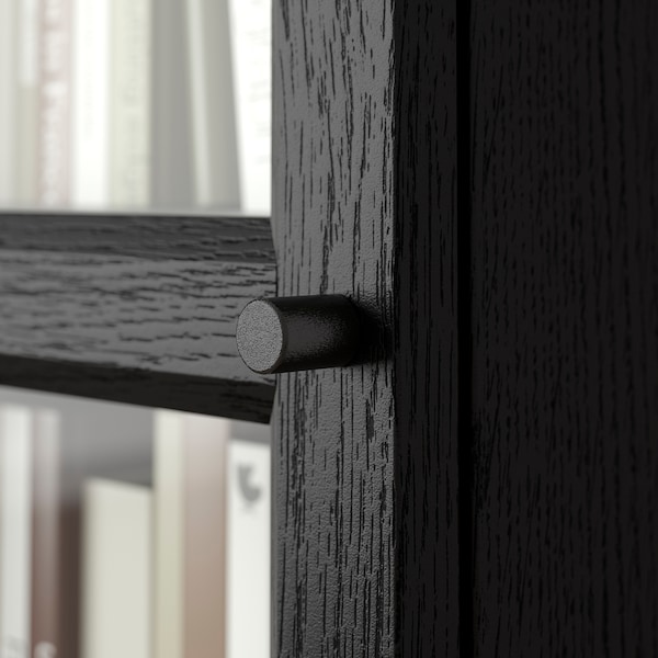 IKEA OXBERG glass door, 15 3/4x75 5/8 in Dark Brown Oak Effect, Ikea Ireland | 3951WLEJH