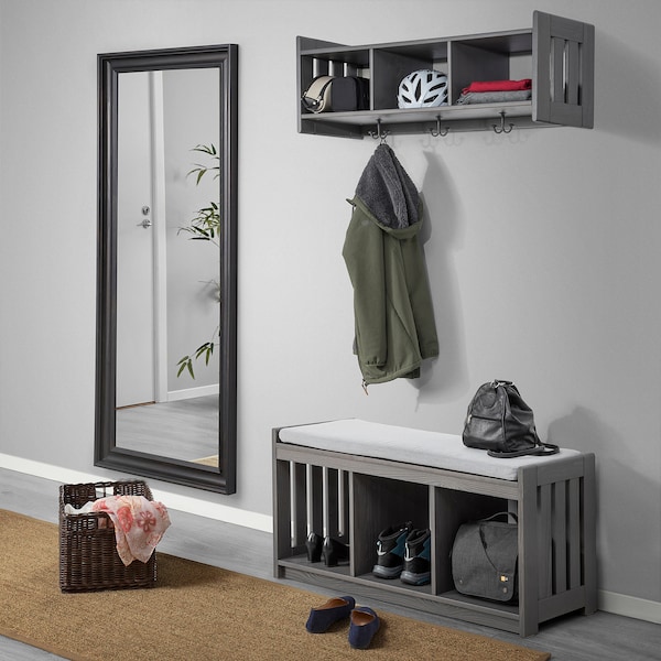 IKEA PANGET storage bench Dark Gray / Stained, Ikea Ireland | 6498TJLVS