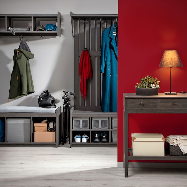IKEA PANGET storage bench Dark Gray / Stained, Ikea Ireland | 6498TJLVS