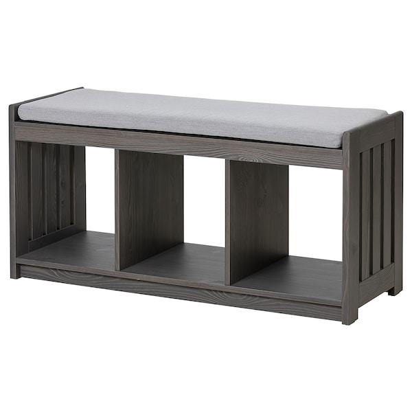 IKEA PANGET storage bench Dark Gray / Stained, Ikea Ireland | 6498TJLVS