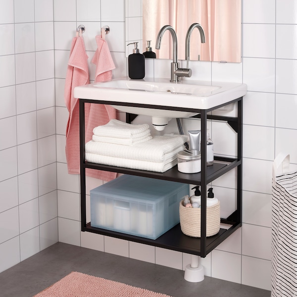 IKEA PANSARTAX storage box with lid, transparent gray-blue, 13x13x6 ½ in, Ikea Ireland | 8019DRITX