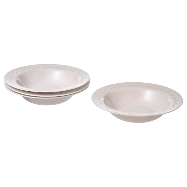 IKEA PARADISISK deep plate/bowl, off-white, 8 ½ in, 4 pack, Ikea Ireland | 3512YQUAZ