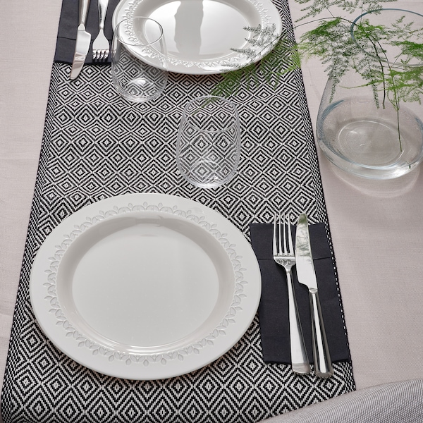 IKEA PARADISISK plate, off-white, 10 in, 4 pack, Ikea Ireland | 3672RDBSW