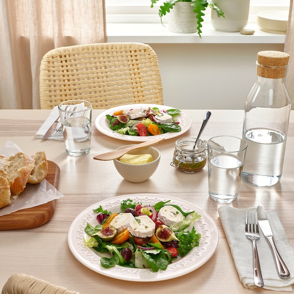 IKEA PARADISISK plate, off-white, 10 in, 4 pack, Ikea Ireland | 3672RDBSW
