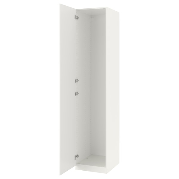 IKEA PAX / FARDAL wardrobe combination, white/high-gloss/white, 19 5/8x23 1/2x93 1/8 in, Ikea Ireland | 7951YCGLR