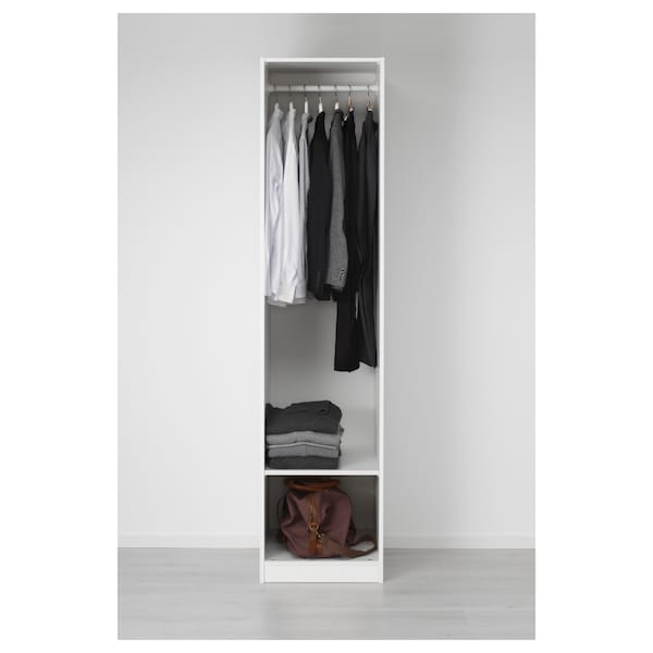 IKEA PAX / ÅHEIM wardrobe combination, 19 5/8x23 5/8x79 1/4 in White / Mirror Glass, Ikea Ireland | 2015VHTLK