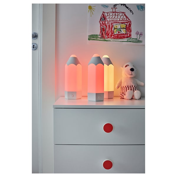 IKEA PELARBOJ LED table lamp, multicolor, Ikea Ireland | 9465XKYGO
