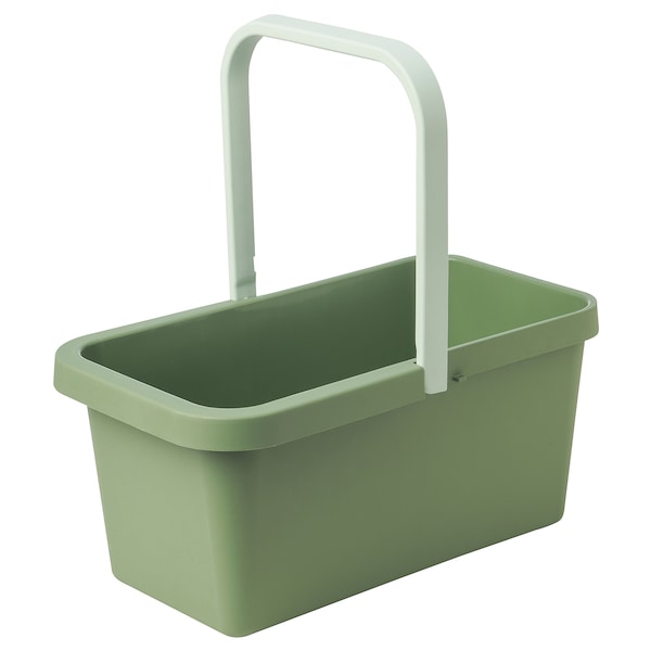 IKEA PEPPRIG cleaning bucket and caddy, green, Ikea Ireland | 3462EBZAW