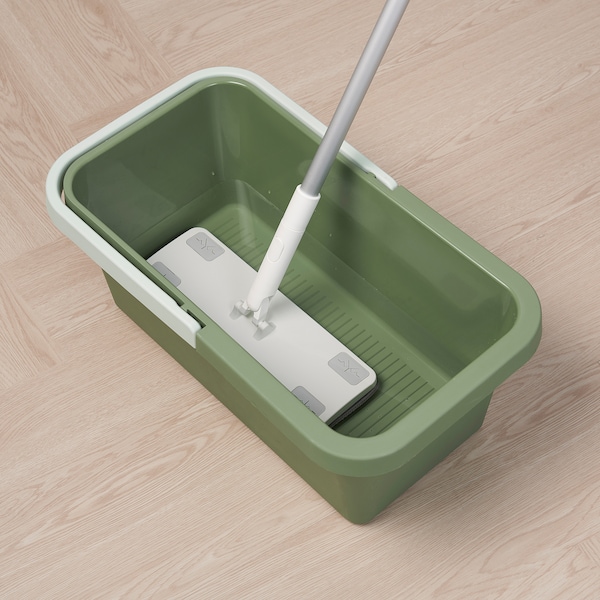IKEA PEPPRIG cleaning bucket and caddy, green, Ikea Ireland | 3462EBZAW