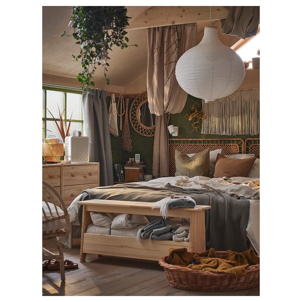 IKEA PERJOHAN bench with storage, pine, 39 3/8 in, Ikea Ireland | 5013BUHID