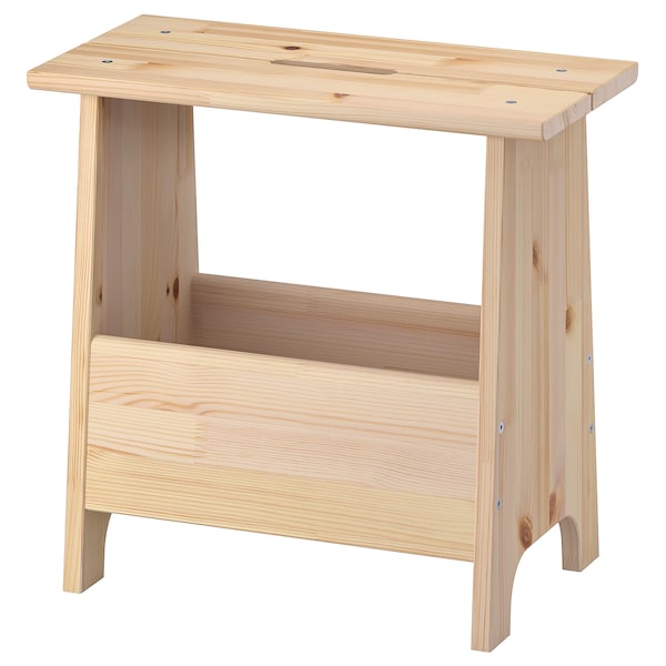 IKEA PERJOHAN stool with storage, pine, Ikea Ireland | 4503CFGQN